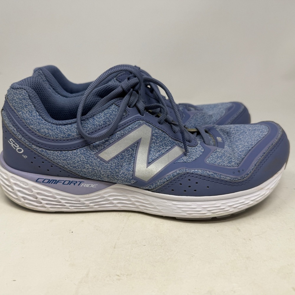 New Balance Running Shoes Womens 11 520 v2 Blue Comfort Ride EUC W520LP2